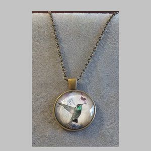 Hummingbird picture Necklace